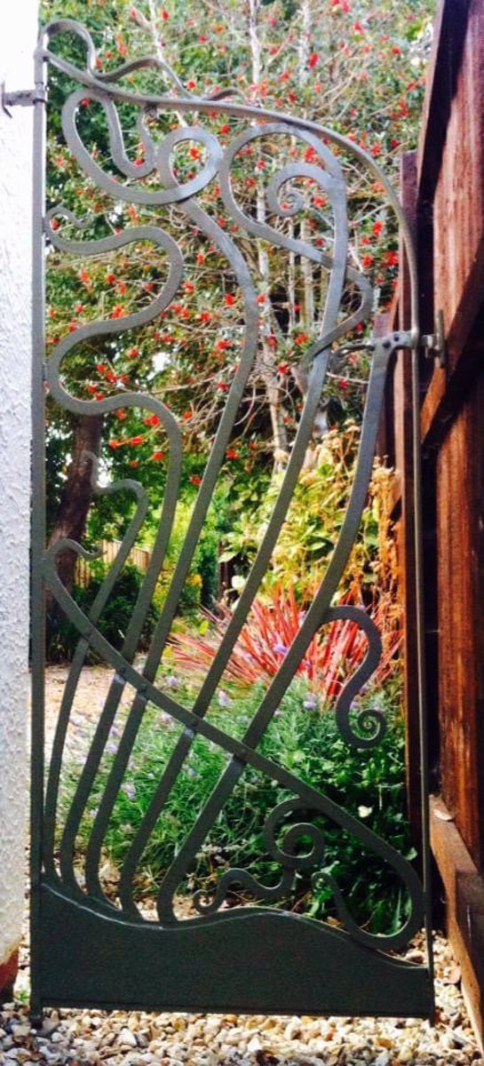 Tall squiggly gate