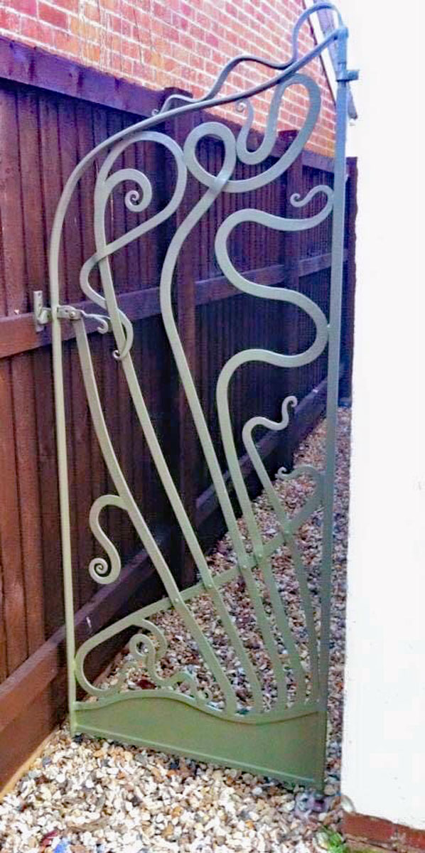 Tall squiggly gate